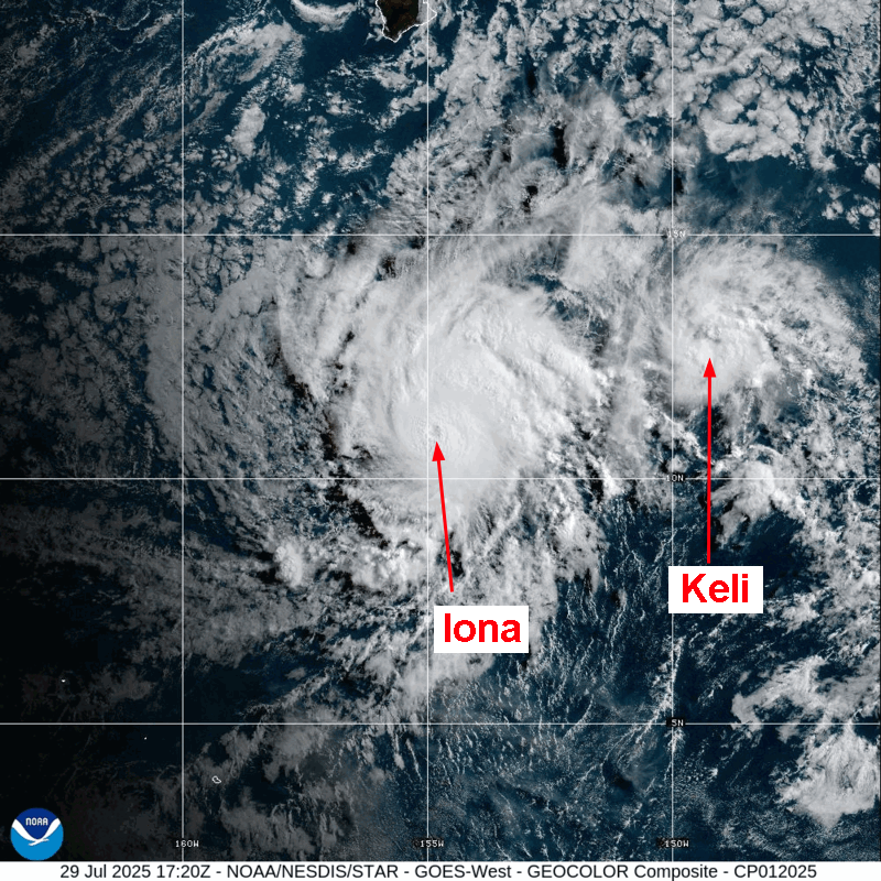 Central Pacific Hurricane Basin Lights Up