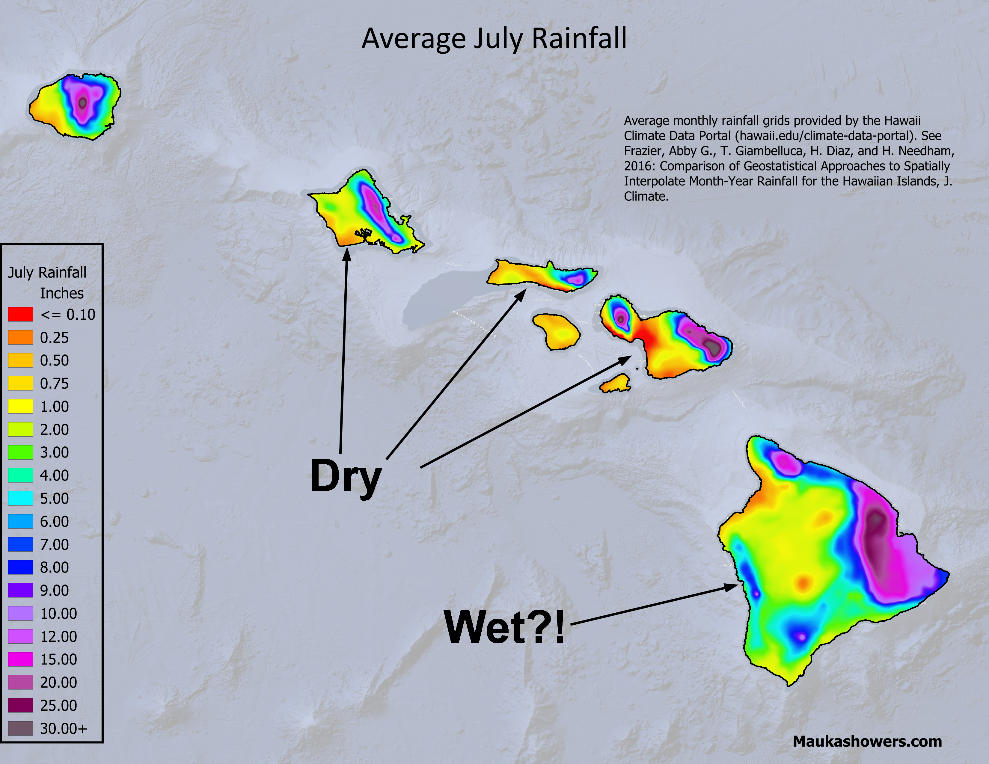Kona Slopes Rainfall…Marching to a Different Beat