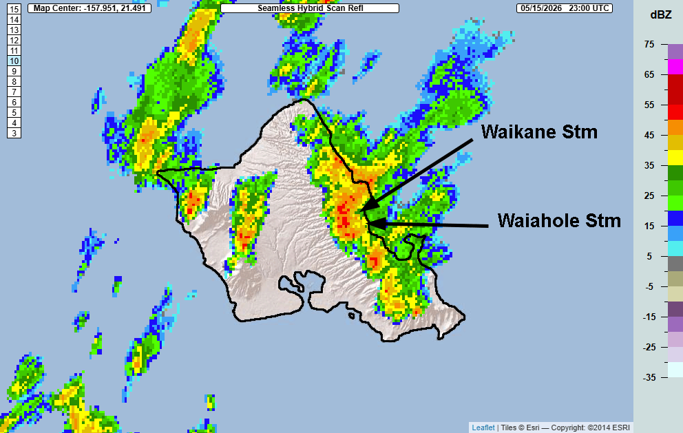 Not Done Yet!  Intense Rain Event Hits Oʻahu